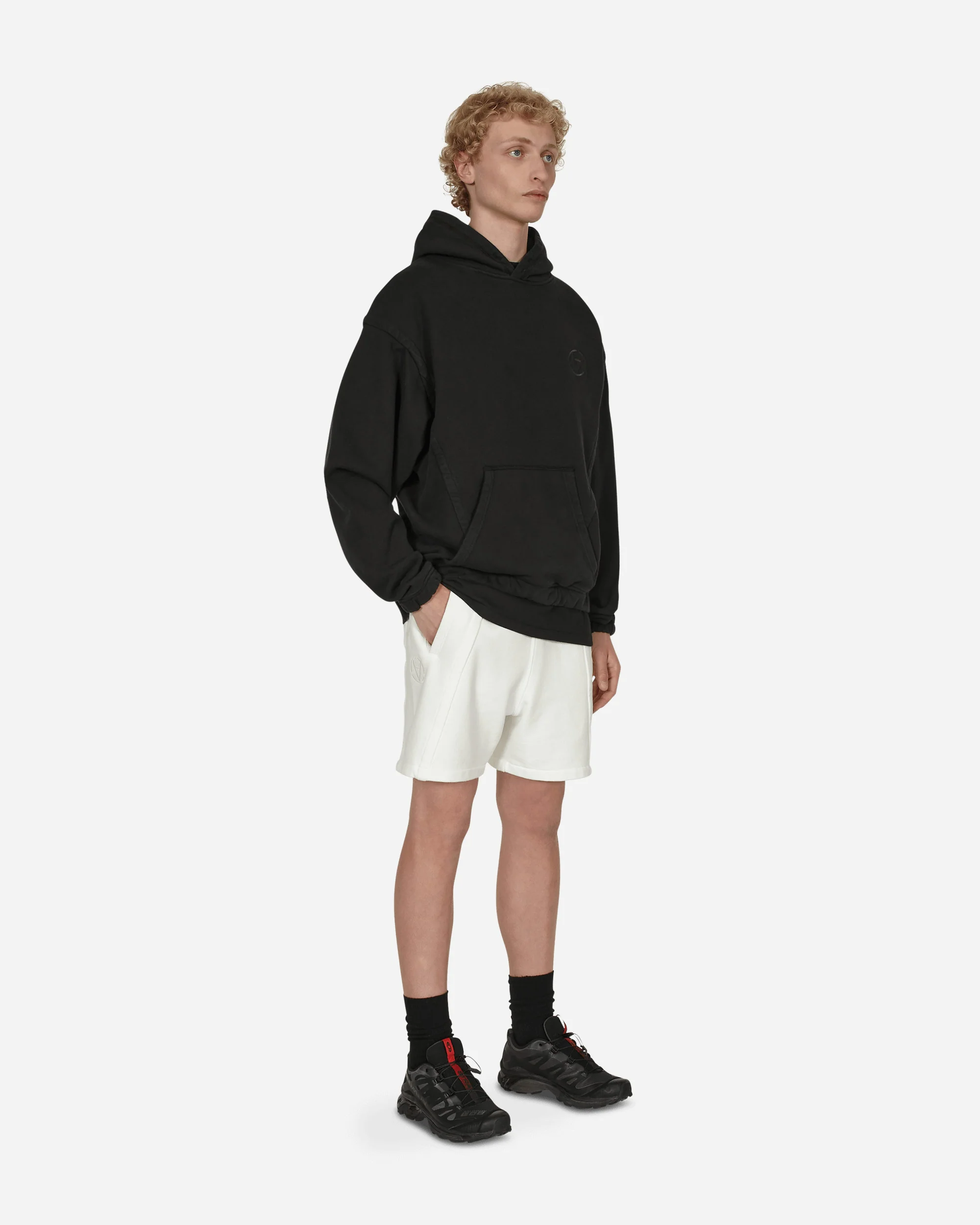 Panel Boxy Shorts White - Image 4